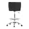 Studio Designs Crest Black Height Adjustable Drafting Chair with Footring
